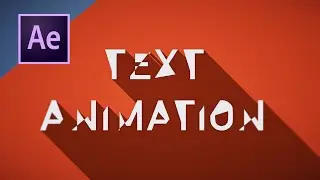 Shape Text Reveal Animation - After Effects Tutorial