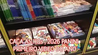 CAÇA AS HQs PANINI , PRIMEIRO VIDEO DE 2026 SIMBORA !!!