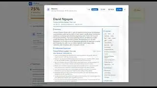 hireflow tailor resume showcase