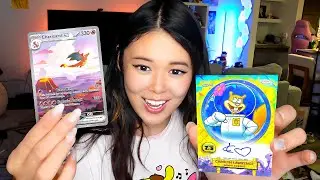 Дополнительная Эмили открывает карточки Pokémon 151 и SpongeBob!