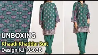 New KHAADI Designer Khaddar Suit 2019 | Unbox | Latest Pakistani Dress Design KJ19503B