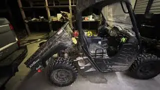 Замена заднего приводного вала Axis 500