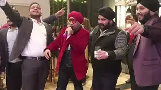 Montu Mast punjabi pop singer live performance cocktail party 