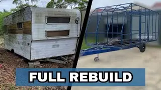 Caravan Renovation Full Tear Down! | NEW FRAME - PT 1