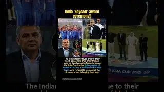 India 'Boycott' award ceremony!! #cricket #asiacup2025 #indvspak #teamindia #uae #usa #uk #final