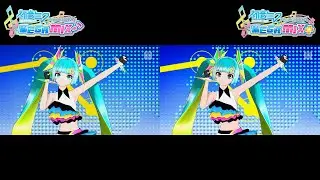 Catch The Wave - Hatsune Miku: Project DIVA PV Comparison [Mega Mix, Mega Mix+] 4K