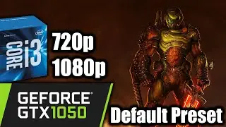 Doom Eternal | GTX 1050 + i3 6100 + 8GB | Default Settings | 1080p - Benchmark Gameplay