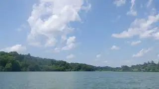 Kayaking and camping at Lake Iowa near Victor Iowa