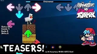 ANIMATION VS FNF TEASERS!!! | BLUE, RED, VICTIM, CHICKEN AND MORE!!!
