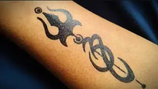 Trishul tatto idea #art #tattoo #trending #video #viral 