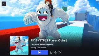RIDE YETI! Roblox 2 Player Obby complete playthrough