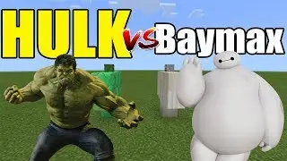 Hulk vs Baymax | Minecraft PE