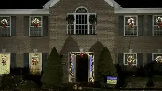 Christmas Lights in the Johnstown Neighborhood.