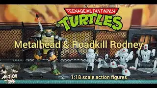 Фигурки Черепашек-ниндзя Металхед и Родкилл Родни в масштабе 1:18 от Joytoy!