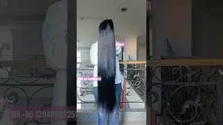 Anyone cAn guess how long of the wig ?  #shorts #wigmaker #longwig