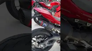 2025 Ducati Panigale V2 Termignoni Exhaust visual comparison with stock #ducatiworld
