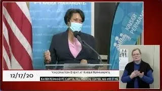 Mayor Bowser & Kaiser Permanente Begin COVID-19 Vaccinations in DC, 12/17/20