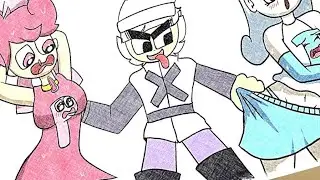 🖌 Drawing Zero Two Dodging Meme/ Alphabet Lore Humanized (P,X,J) 🖌