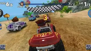Beach buggy racing  60 fps ultra graphics full gameplay