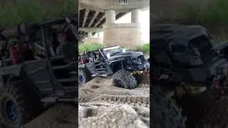 Rubicon RC vehicle desert concept driving video