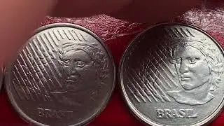 10 centavos 1997 1996 1995 1994 Brazil coins