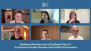 Readiness Planning: Go beyond &ldquo;buy-in&rdquo; to achieve curricular success and front-line performance