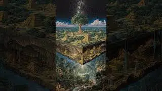 The Floating World: A Mind-Bending AI Landscape of Pyramids & Jungle! 🌳✨