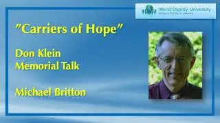 2023 Dignity Workshop 02.1: Michael Britton's Don Klein Celebration Lecture