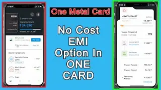 💥Onecard Credit Card No Cost EMI & EMI Charges || Covert to No Cost EMI