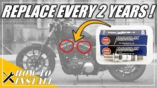 Как заменить свечи зажигания на Harley-Davidson Sportster