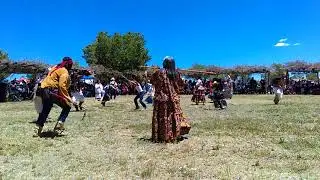 My daughter participating in an Apache war dance. 😊
