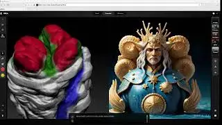 Generating Images with Krea AI and ZBrush Sculpting