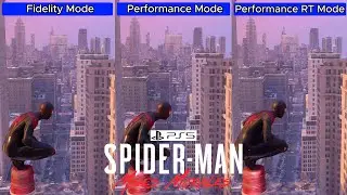 Spider-Man: Miles Morales PS5 - Fidelity VS Performance VS Ray-Tracing Comparison | Frame Rate | 4k