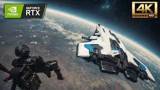Star Citizen &ndash; Lost in Space | Ultra 4K Relaxing Exploration (No Commentary)