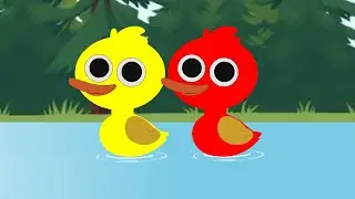 Seven Little Ducks - Animated Musical Video for Kids - Fun Nursery Rhyme