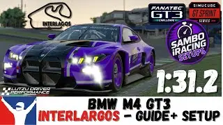 iRacing BMW GT3 Interlagos Guide 1:31.2 - BMW M4 GT3 Interlagos Track Guide & Setup