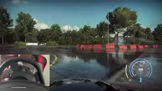 Driving around the nfs heat map with racing wheel