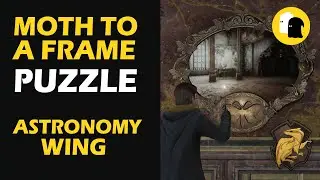 Hogwarts Legacy Moth Frame Puzzle Astronomy Wing near Professor Fig&rsquo;s Classroom Solution