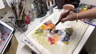 Watercolour Flower Painting