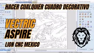 ✅ Tutorial de Vectric Aspire en español, como vectorizar y cortar decoraciones para CNC ROUTER. 🥇