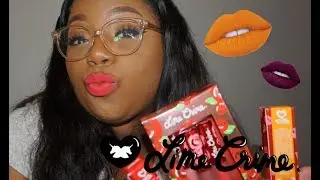 Lip Swatches on Brown Skin | Lime Crime Velvetines | Bela Wright.
