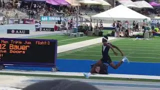Malik Bauer-AAU Junior Olympics TJ 45 feet 6.5 inches 7/27/2018