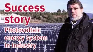 Timelapse: Photovoltaic selfconsumption zero injection installation on industry flat roof