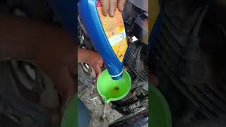 bike servo engine oil change #motorcycle