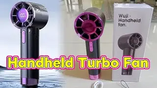 Handheld Turbo Portable Fan Unboxing | Shopee Finds