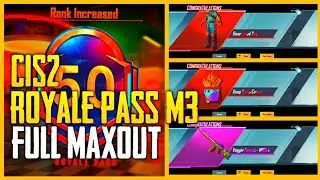 C1S2 ROYALE PASS M3 MAXOUT - UPGRADE TO RP RANK 50 - BGMI - PUBG Mobile | C1S2 RP M3 FULL MAX 50 RP