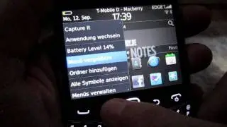 Manage Menu under BlackBerry OS7 Bold 9900