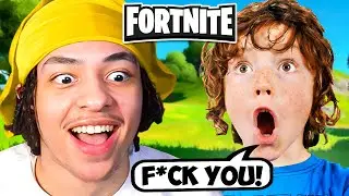 Fabss HILARIOUSLY Trolls Kids On FORTNITE