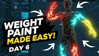 Blender Weight Paint Tutorial | Fix Character Rigging & Weights Easily