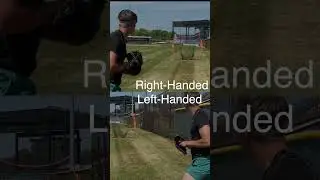 Ambidextrous Pitching: Split Screen Showing Both Sides Mechanics